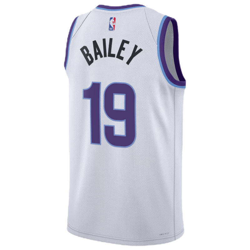 Ace Bailey #19 Maillot blanc de l'association Utah Jazz