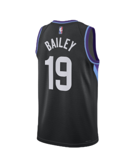 Ace Bailey #19 Maillot de déclaration noir Utah Jazz