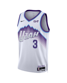 Keyonte George #3 Maillot de l'Utah Jazz White Association