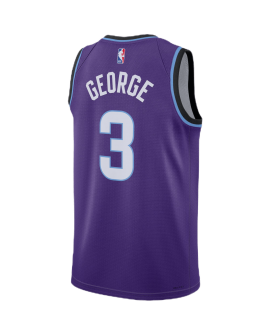 Keyonte George #3 Maillot Utah Jazz Icône Violet