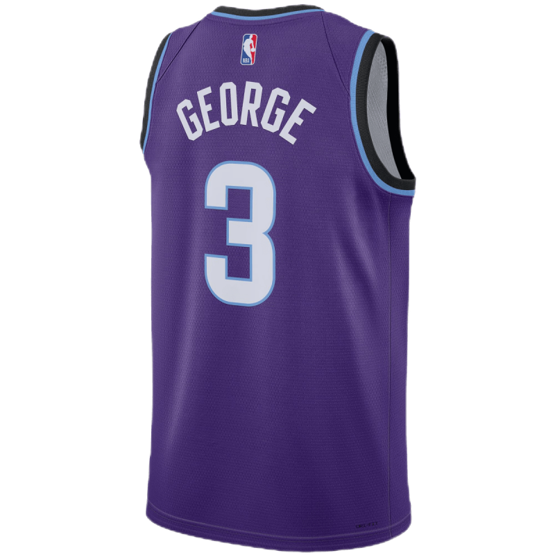 Keyonte George #3 Maillot Utah Jazz Icône Violet