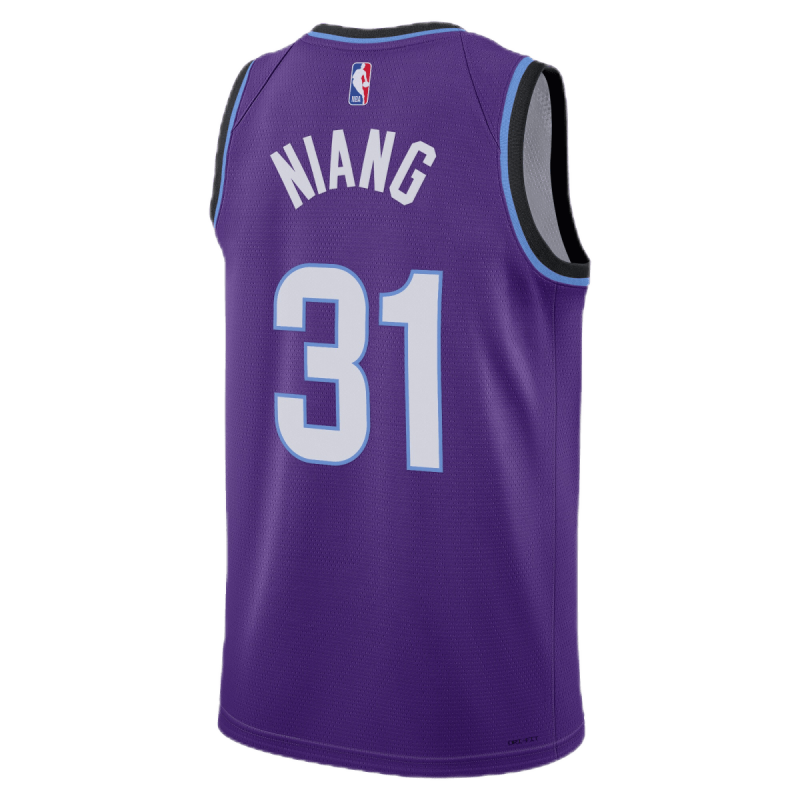 Georges Niang #31 Maillot Utah Jazz Icône Violet
