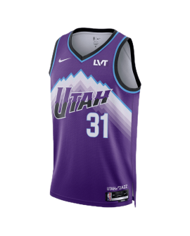 Georges Niang #31 Maillot Utah Jazz Icône Violet