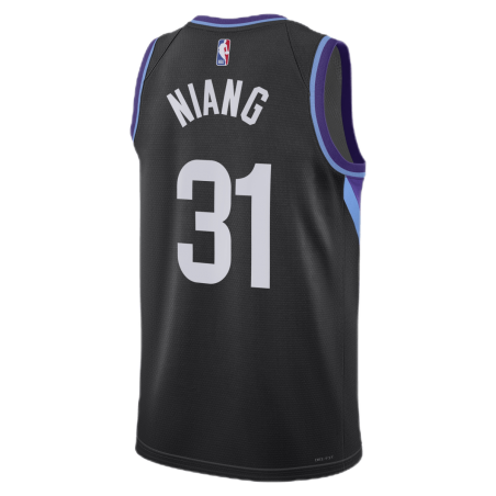 Georges Niang #31 Maillot de déclaration noir Utah Jazz