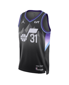 Georges Niang #31 Maillot de déclaration noir Utah Jazz