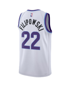 Kyle Filipowski #22 Maillot de l'association blanche Utah Jazz