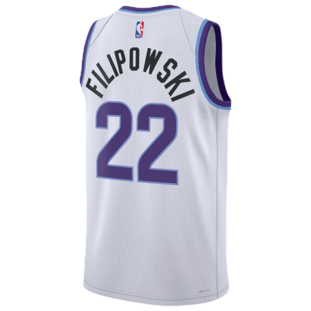 Kyle Filipowski #22 Maillot de l'association blanche Utah Jazz