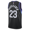Lauri Markkanen #23 Maillot de déclaration noir Utah Jazz