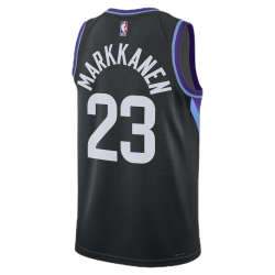 Lauri Markkanen #23 Maillot de déclaration noir Utah Jazz