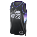 Lauri Markkanen #23 Maillot de déclaration noir Utah Jazz
