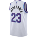 Lauri Markkanen #23 Maillot de l'Utah Jazz White Association