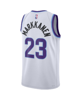 Lauri Markkanen #23 Maillot de l'Utah Jazz White Association