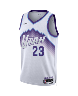 Lauri Markkanen #23 Maillot de l'Utah Jazz White Association