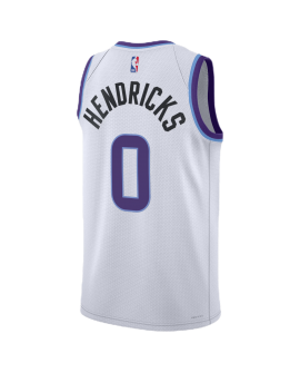 Taylor Hendricks #0 Maillot Utah Jazz White Association