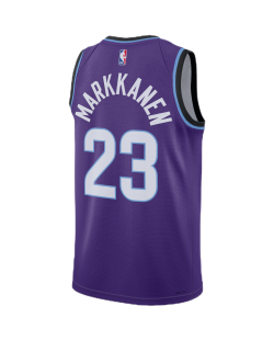Lauri Markkanen #23 Maillot Utah Jazz Icône Violet