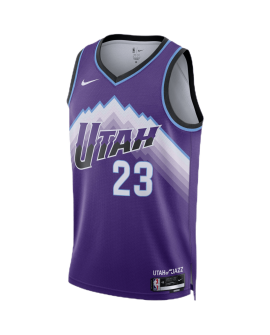 Lauri Markkanen #23 Maillot Utah Jazz Icône Violet