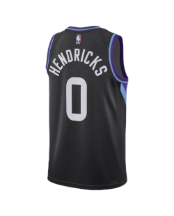Taylor Hendricks #0 Maillot de déclaration noir Utah Jazz