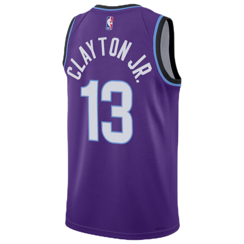 Walter Clayton Jr. #13 Maillot Utah Jazz Icône Violet