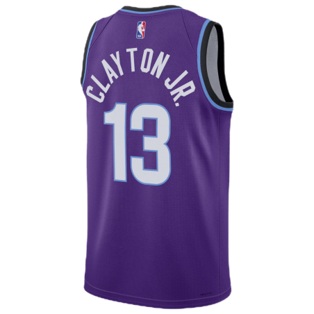 Walter Clayton Jr. #13 Maillot Utah Jazz Icône Violet