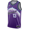 Walter Clayton Jr. #13 Maillot Utah Jazz Icône Violet
