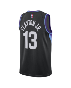 Walter Clayton Jr. #13 Maillot de déclaration noir Utah Jazz