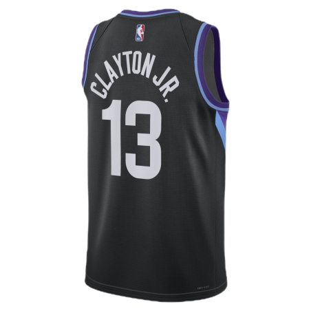 Walter Clayton Jr. #13 Maillot de déclaration noir Utah Jazz