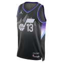 Walter Clayton Jr. #13 Maillot de déclaration noir Utah Jazz