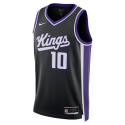 DeMar DeRozan #10 Maillot icône noir des Sacramento Kings
