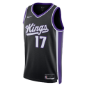 Dennis Schroder #17 Maillot Icône Noir des Sacramento Kings