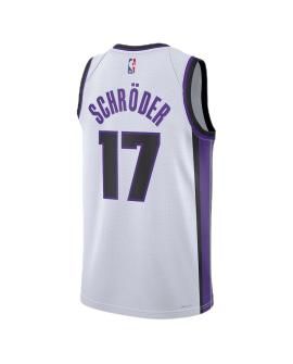 Dennis Schroder #17 Maillot de l'association blanche des Sacramento Kings