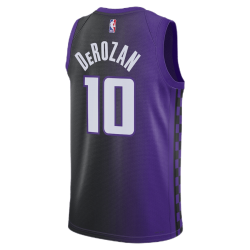 DeMar DeRozan #10 Maillot de déclaration violet des Sacramento Kings