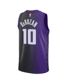 DeMar DeRozan #10 Maillot de déclaration violet des Sacramento Kings