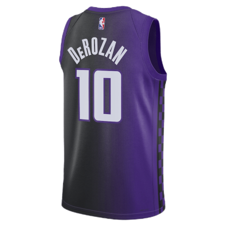 DeMar DeRozan #10 Maillot de déclaration violet des Sacramento Kings
