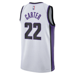 Devin Carter #22 Maillot de l'association blanche des Sacramento Kings