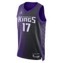 Dennis Schroder #17 Maillot de déclaration violet des Sacramento Kings
