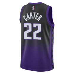 Devin Carter #22 Maillot de déclaration violet des Sacramento Kings