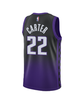 Devin Carter #22 Maillot de déclaration violet des Sacramento Kings