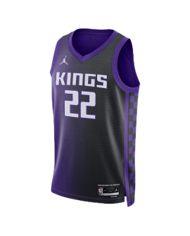 Devin Carter #22 Maillot de déclaration violet des Sacramento Kings