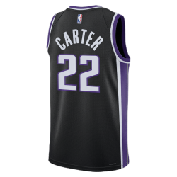 Devin Carter #22 Maillot Icône Noir des Sacramento Kings