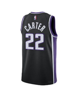Devin Carter #22 Maillot Icône Noir des Sacramento Kings
