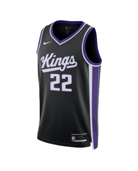 Devin Carter #22 Maillot Icône Noir des Sacramento Kings