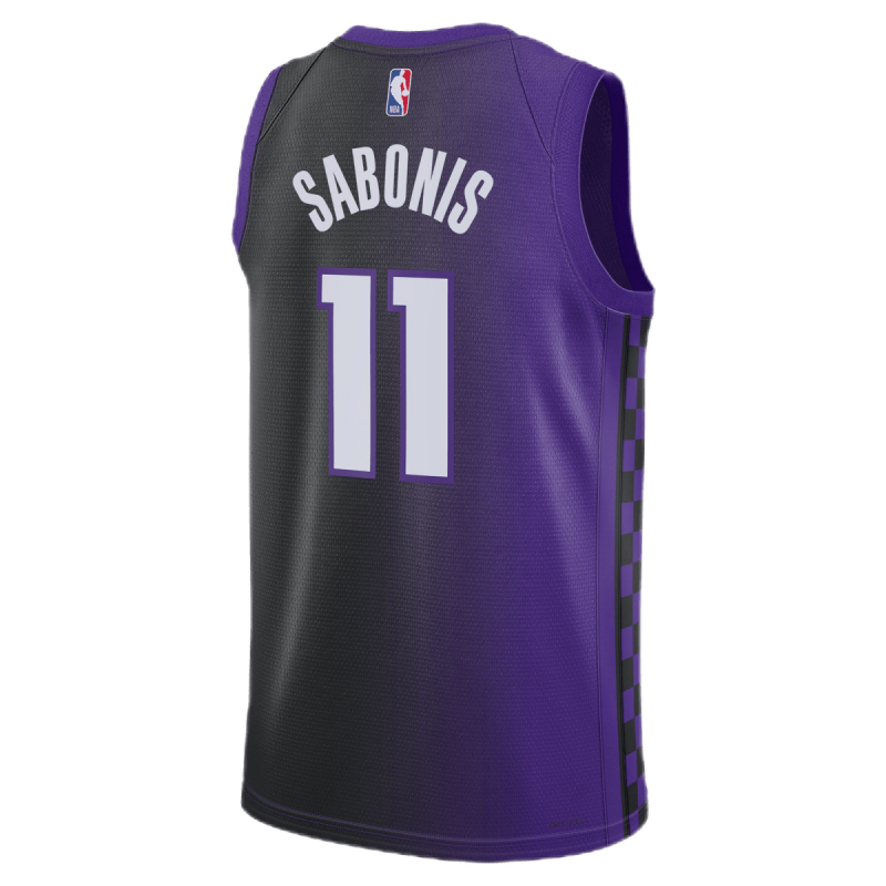 Domantas Sabonis #11 Maillot de déclaration violet des Sacramento Kings