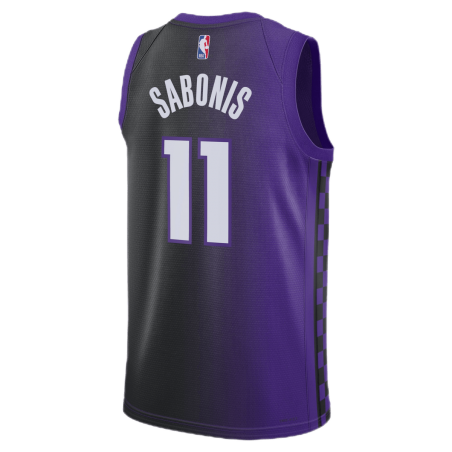 Domantas Sabonis #11 Maillot de déclaration violet des Sacramento Kings