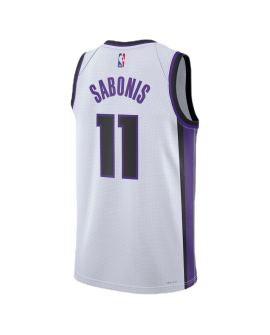 Domantas Sabonis #11 Maillot de l'association blanche des Sacramento Kings
