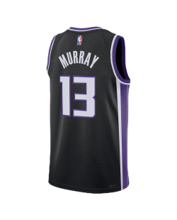 Keegan Murray #13 Maillot icône noir des Sacramento Kings