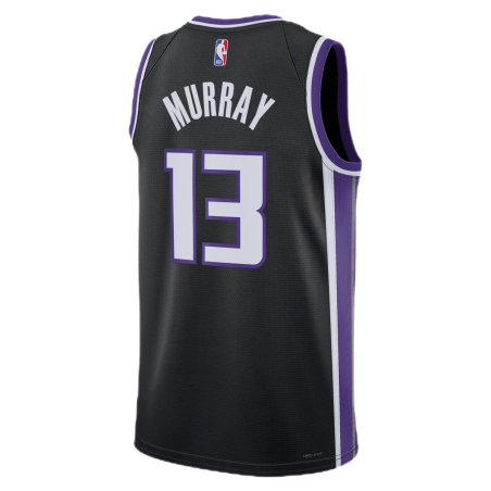 Keegan Murray #13 Maillot icône noir des Sacramento Kings