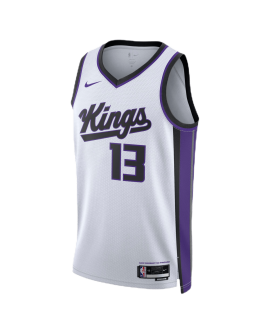 Keegan Murray #13 Maillot de l'association blanche des Sacramento Kings