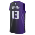 Keegan Murray #13 Maillot de déclaration violet des Sacramento Kings