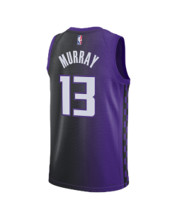 Keegan Murray #13 Maillot de déclaration violet des Sacramento Kings