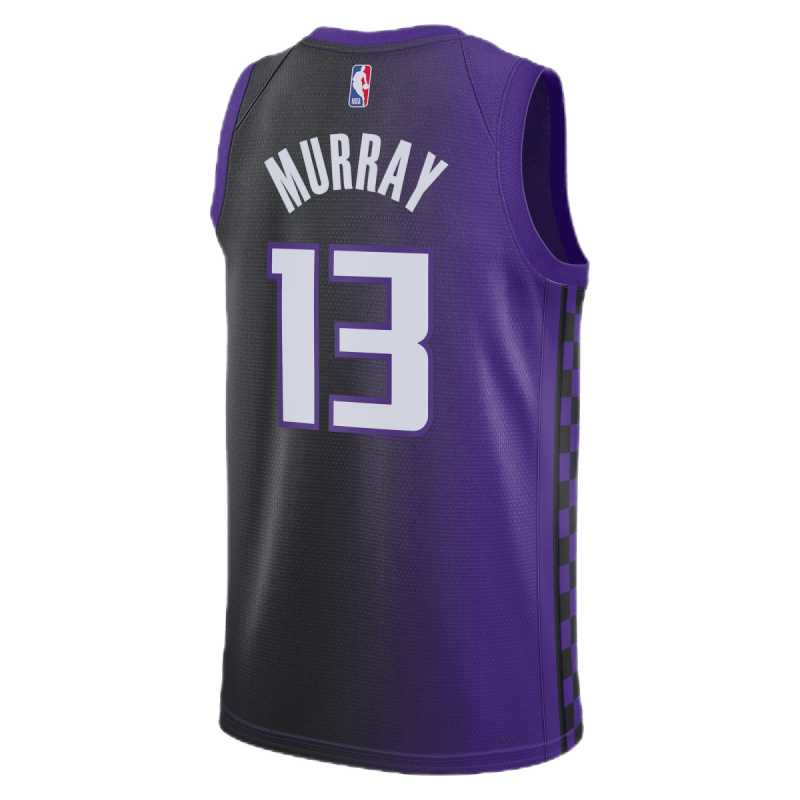 Keegan Murray #13 Maillot de déclaration violet des Sacramento Kings